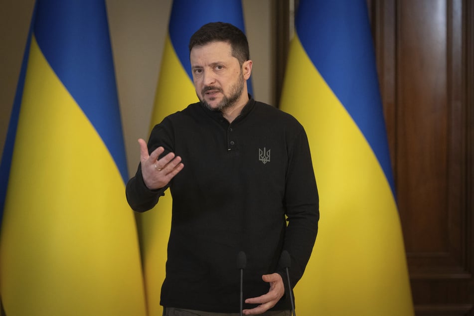 Der Präsident der Ukraine Wolodymyr Selenskyj (47).