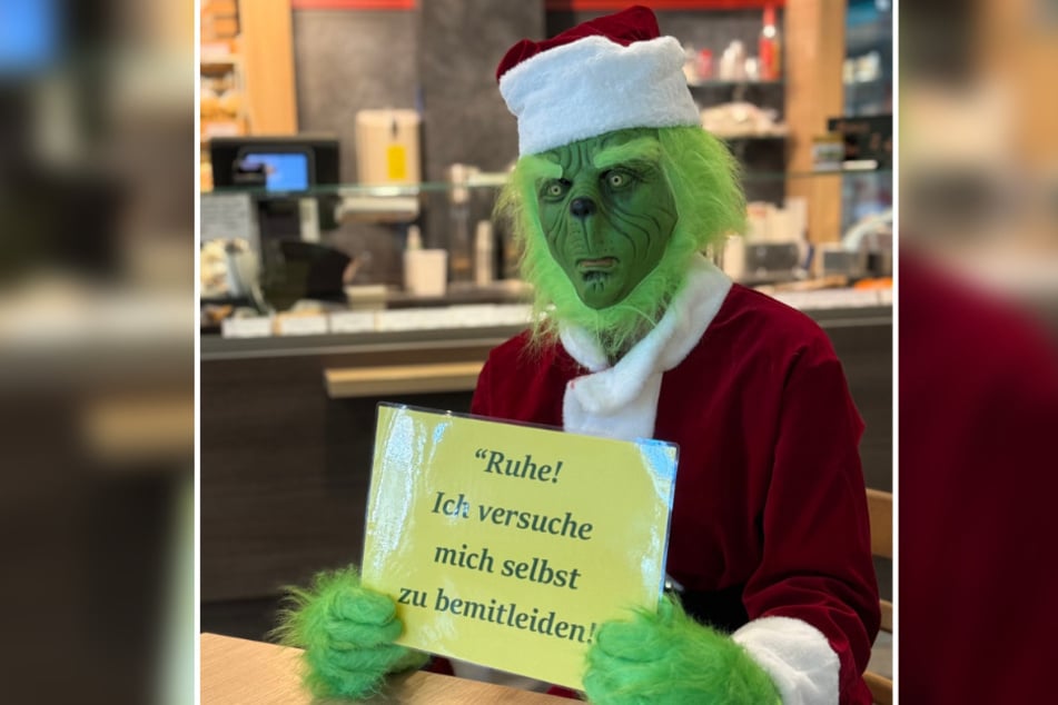 Auf den Grinch könntet Ihr im Ring-Center in Schwarzenberg treffen.