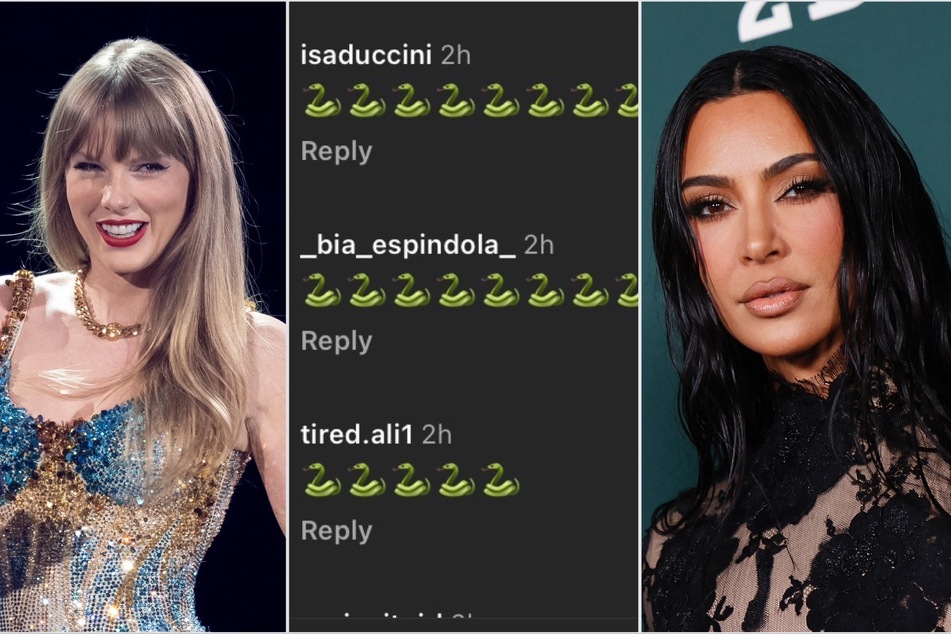 Taylor Swift fans flood Kim Kardashian's comments with snakes amid renewed feud