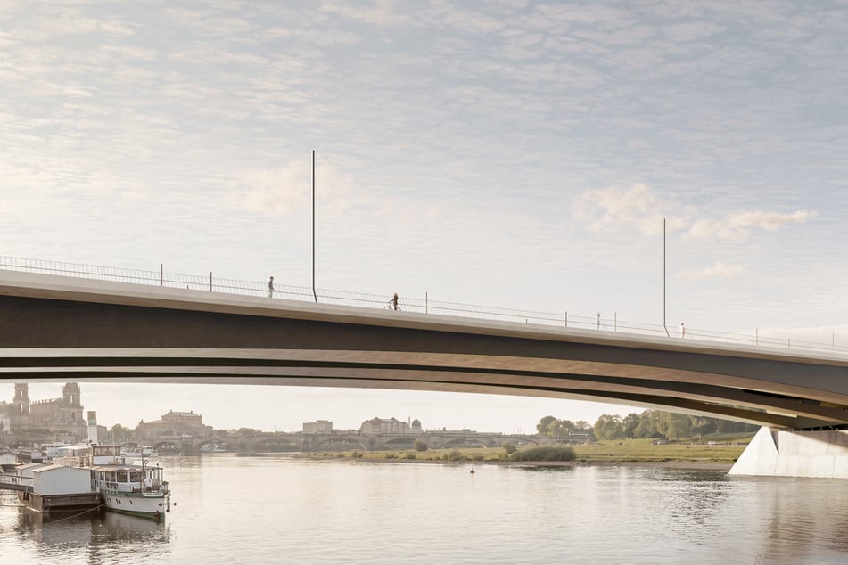 Die Drittplatzierten schlagen eine dreizügige Brücke mit minimalistischer Silhouette vor.