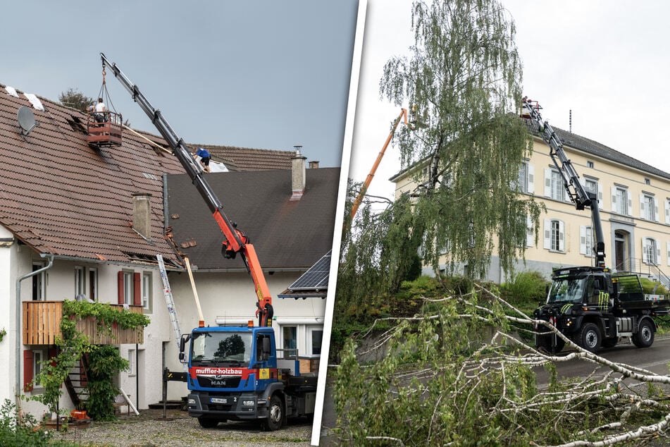 Sturmböen von bis zu 143 km/h richten Chaos an: Schäden nach Unwetter im Süden verheerend
