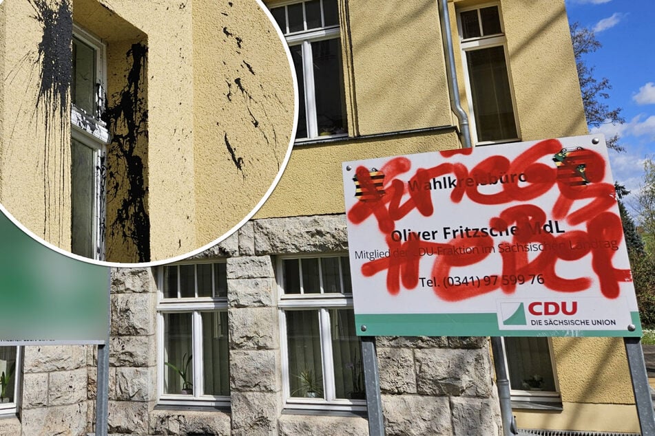"Kriegstreiber": CDU-Büro in der Nähe von Leipzig beschmiert