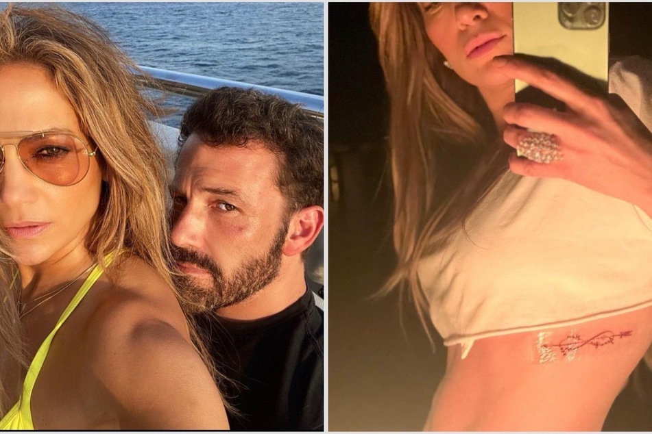 Jennifer Lopez and Ben Affleck celebrated their first Valentine's Day as husband and wife with sweet tributes in the form of tattoos!