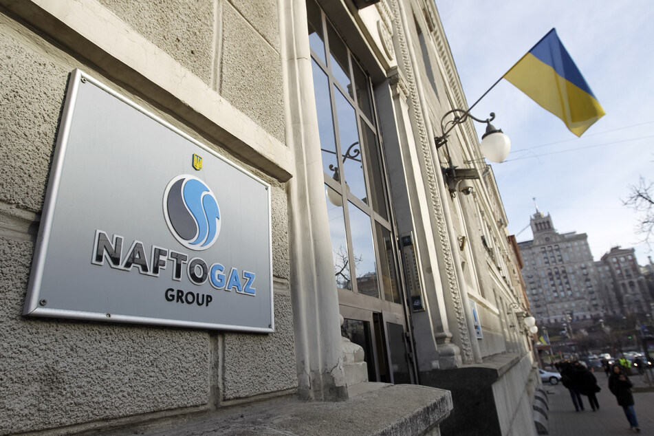Der Gaskonzern Naftogaz an seinem Unternehmensstandort in Kiew.