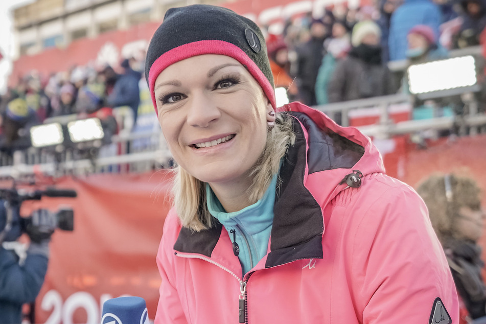 Alpin-Expertin Maria Höfl-Riesch (38) bewundert die Stimmung in der Schweizer Mannschaft.