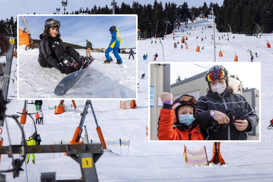 Ski Heil am Fichtelberg: Erstes Wintersport-Wochenende nach Corona-Pause