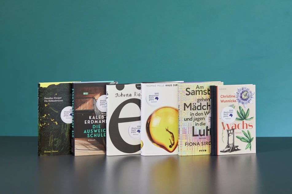 Insgesamt sechs Bücher haben es auf die Shortlist für den Deutschen Buchpreis geschafft.