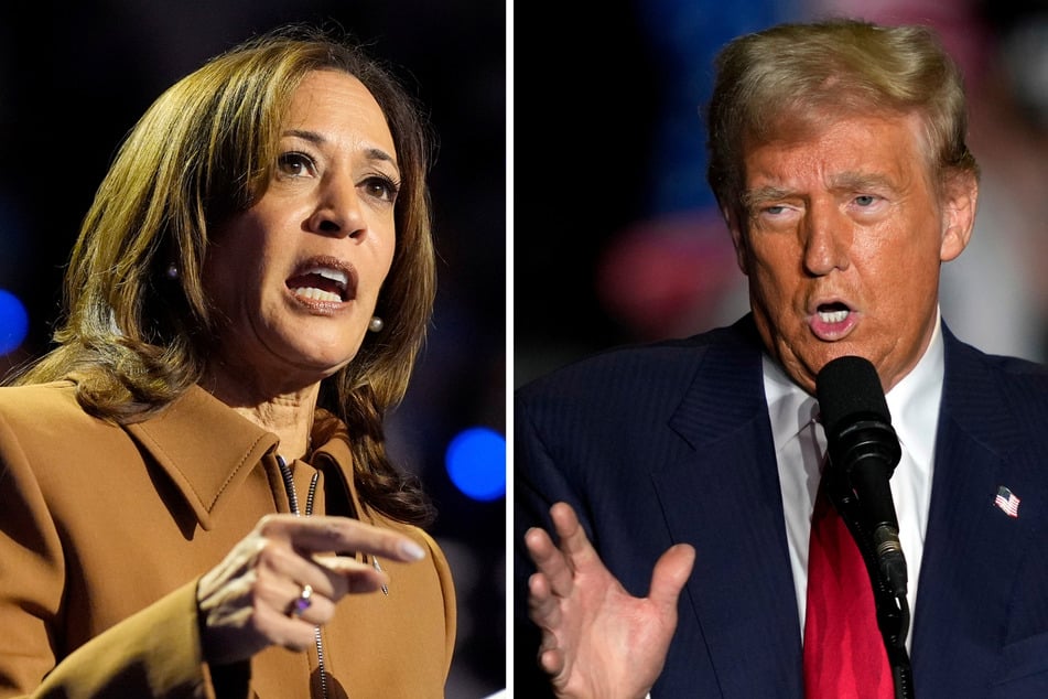 Wer wird US-Präsident Nummer 47? Kamala Harris (60) und Donald Trump (78) treten gegeneinander an.