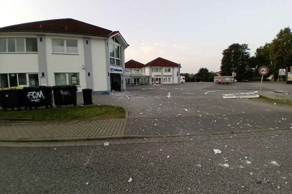 In Möckern wurde am Morgen ein Bankautomat gesprengt.