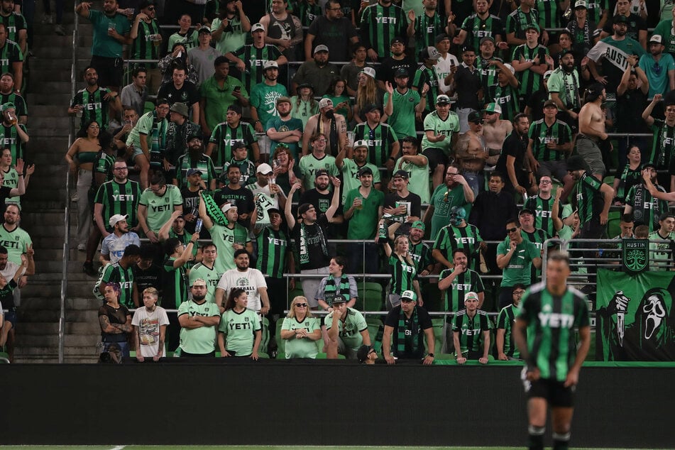 Austin FC's fans showed unwavering support during the club's match against Minnesota United FC on Sunday at Q2 Stadium.