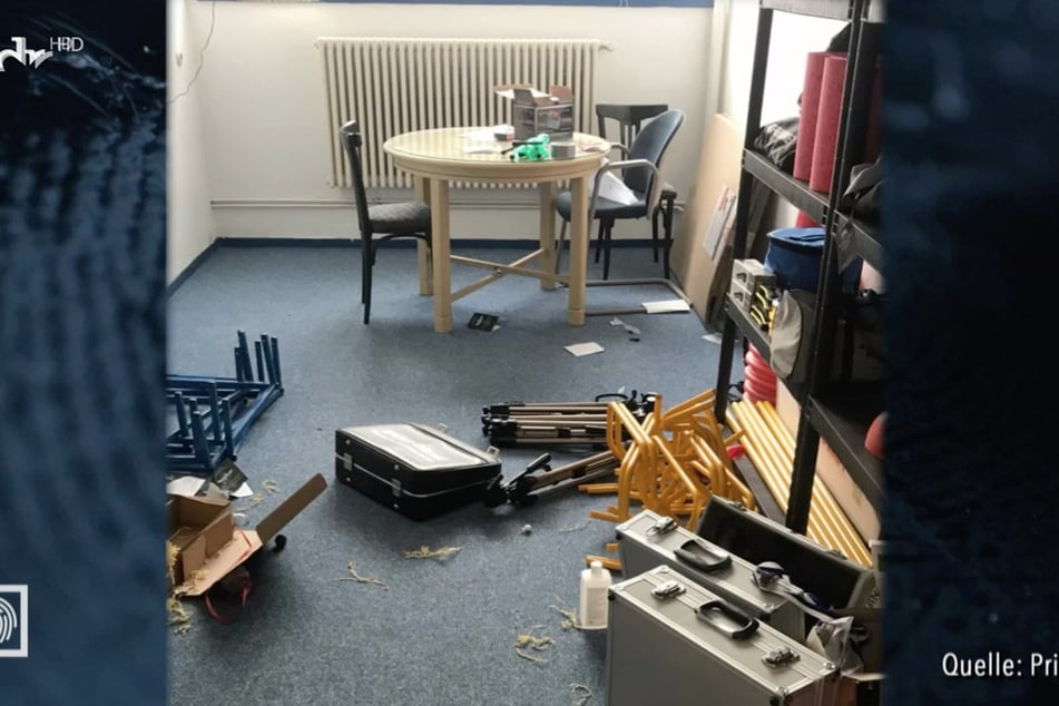 Die Einbrecher verwüsteten bei ihrem Beutezug die Vereinsräume.