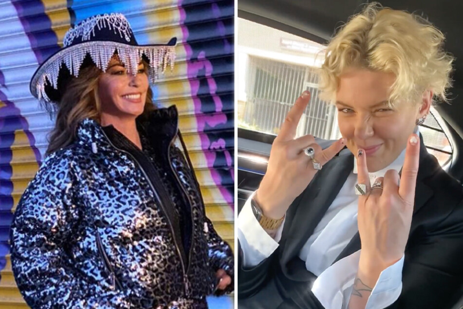 Shania Twain (l) and Betty Who are both releasing new music this week.