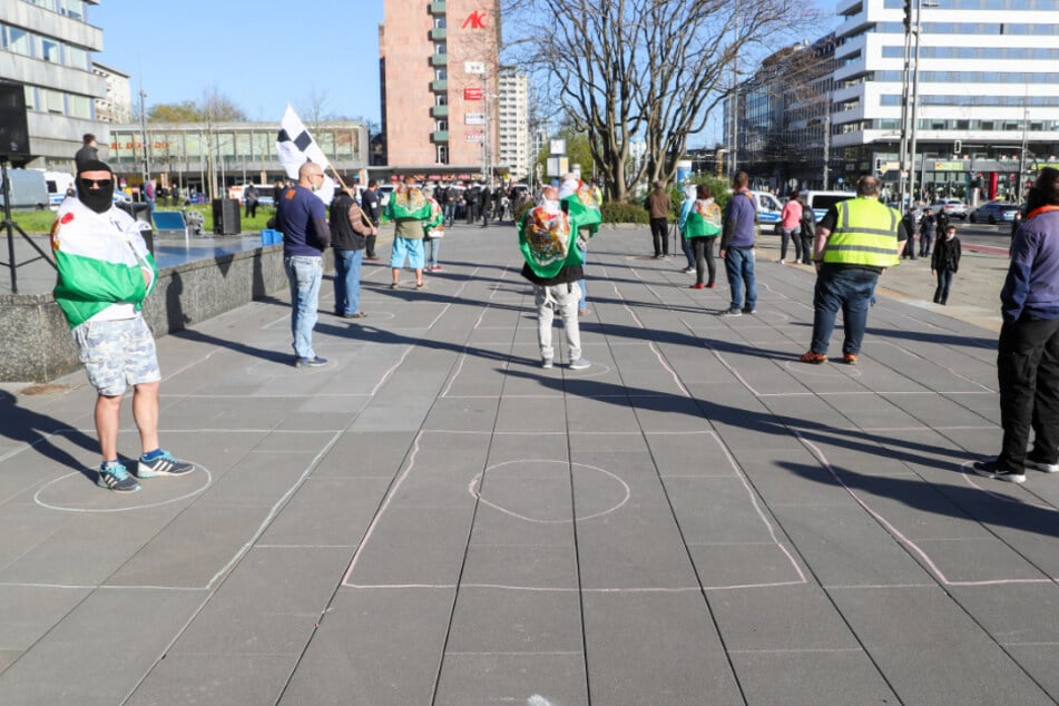 Bereits am Montag wurde in Chemnitz demonstriert.