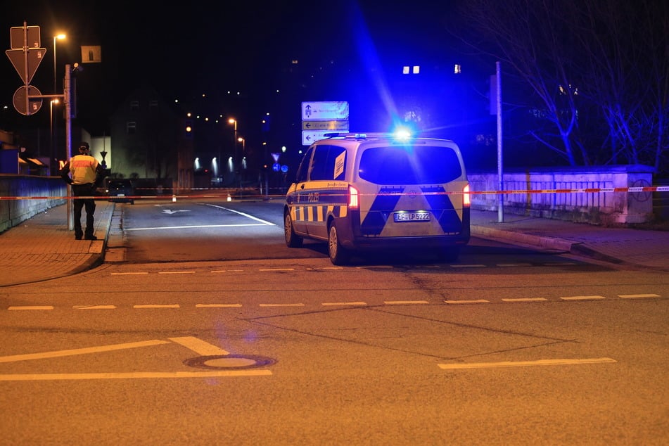Die Polizei hatte den Tatort abgesperrt.