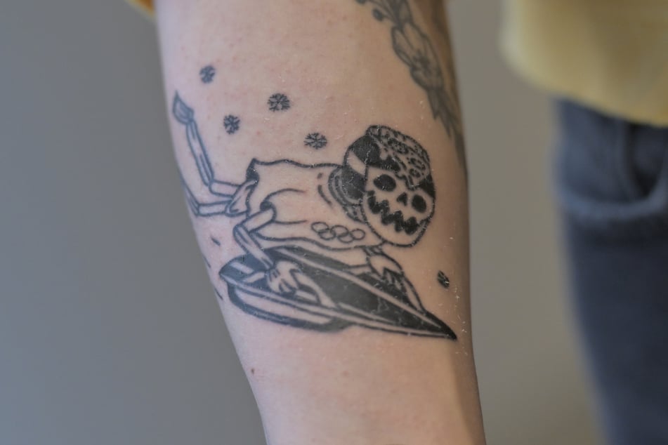 Das ist das neue Tattoo von Susanne Kreher.