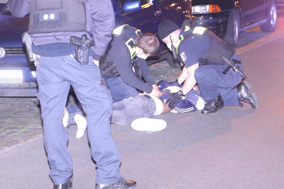 Ein Mann wurde nach einem Messerangriff in Berlin-Mitte festgenommen.