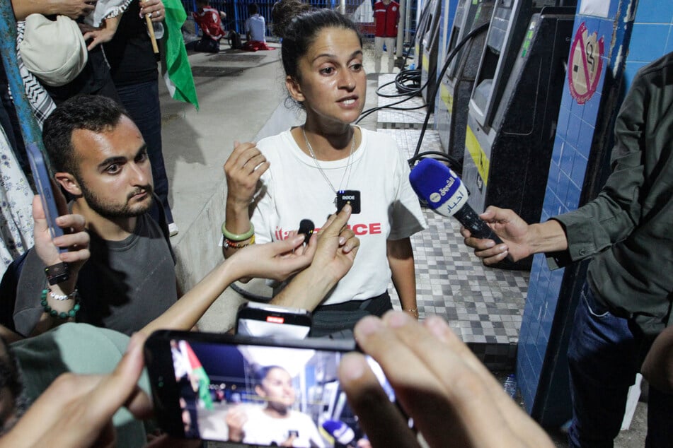 Organizers of the Global Sumud Flotilla said their vessel had been targeted by a drone in Tunisian waters overnight on Tuesday.