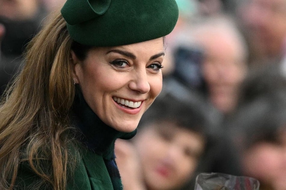 Britain's Catherine, Princess of Wales, attends the Royal Family's traditional Christmas Day service at St. Mary Magdalene Church in Sandringham, Norfolk, eastern England, on December 25, 2024.