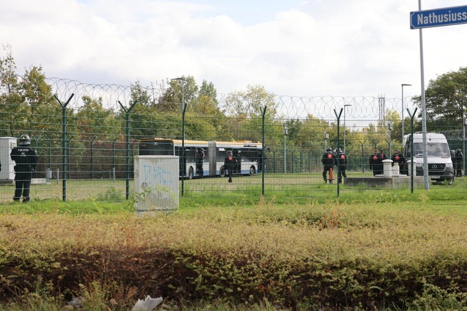 Die Polizei machte kurzen Prozess mit den Fans.