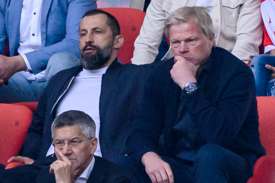 Die Trennung von Hasan Salihamidzic (46, l.) und Oliver Kahn (54) wurde am letzten Bundesliga-Spieltag offiziell.