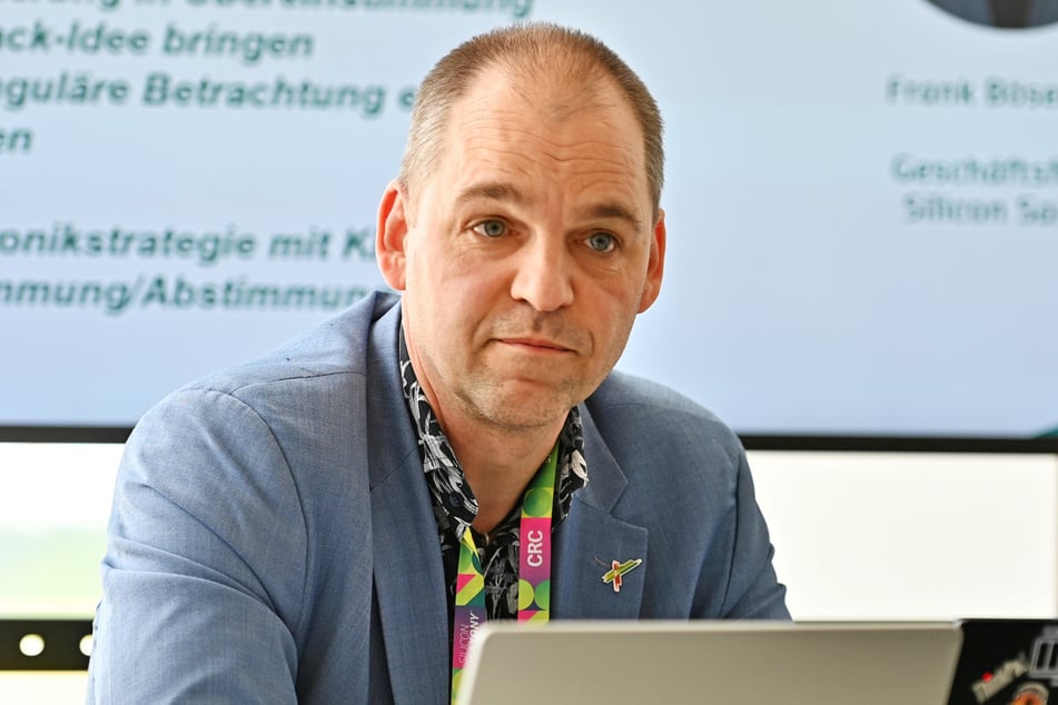 Silicon-Saxony-Geschäftsführer Frank Bösenberg (47) mahnt die EU zu Umsicht beim Aufbau einer KI-Infrastruktur.