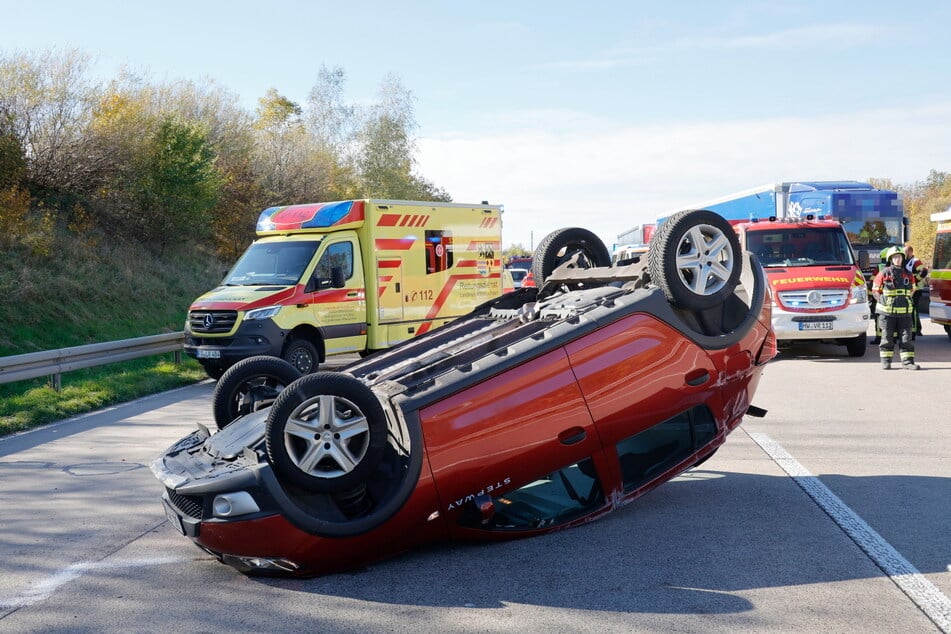 Unfall A4: Unfall mit mehreren Verletzten: A4 Richtung Dresden voll gesperrt