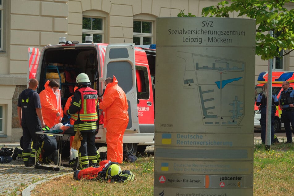 Im Sozialversicherungszentrum in Leipzig-Möckern sitzen gleich mehrere Behörden.