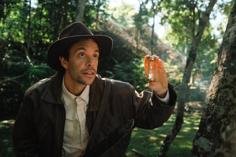 Szene aus dem Film: Tobi Krell im mexikanischen Dschungel.