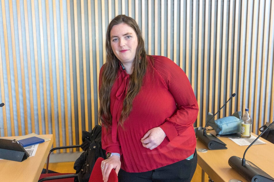 Stadträtin Jessica Roitzsch (39, Volt) von der PVP-Fraktion.