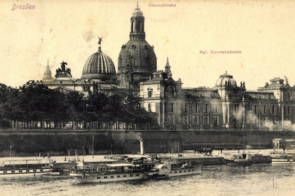 So sah es in Dresden vor langer Zeit aus.