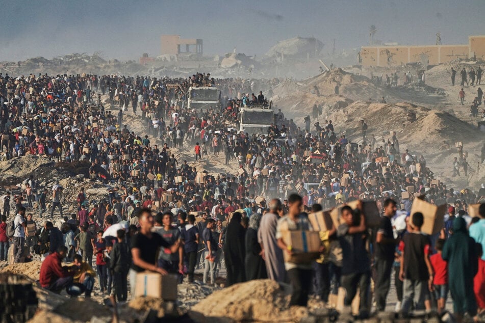 Die Menschen im Gazastreifen stehen wegen des Kriegsgeschehens vor einer Hungersnot.