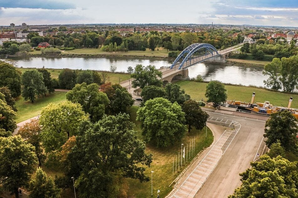 Im Stadtpark Rotehorn entsteht derzeit eine Parkour-Anlage.