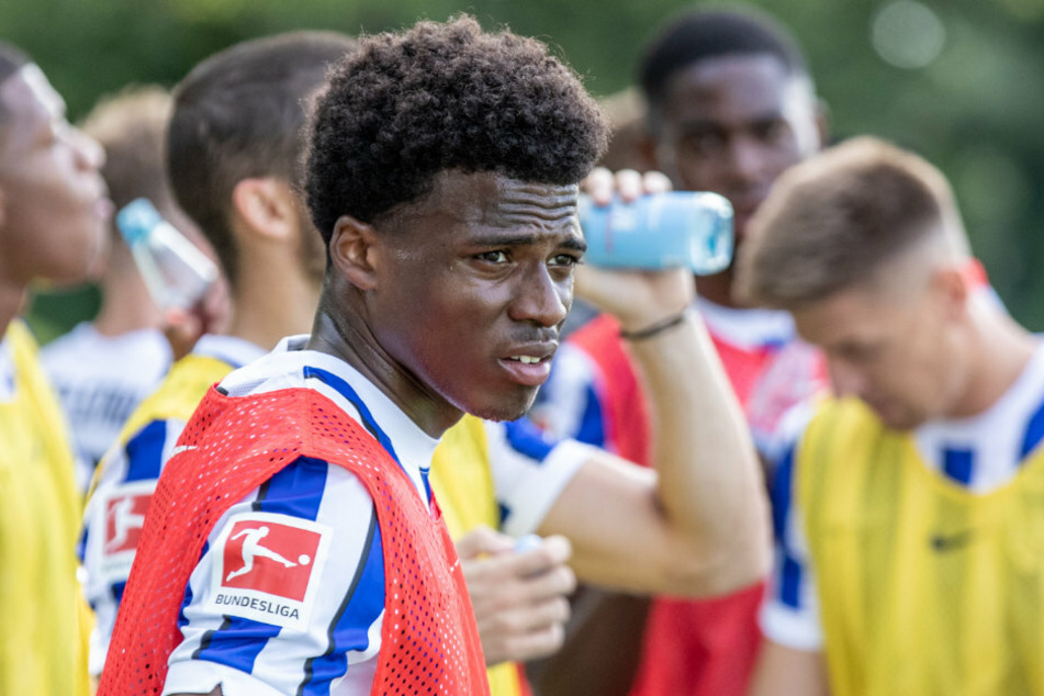 Javairô Dilrosun (22) beim Trainingsauftakt von Hertha BSC.