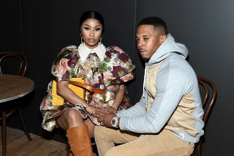 Nicki Minaj's husband Kenneth Petty (r.) was sentenced on Wednesday to probation and house arrest after failing to register as a sex offender.
