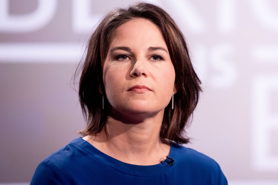 Grünen-Kanzlerkandidatin Annalena Baerbock (40) am Sonntag beim ARD-Sommerinterview.