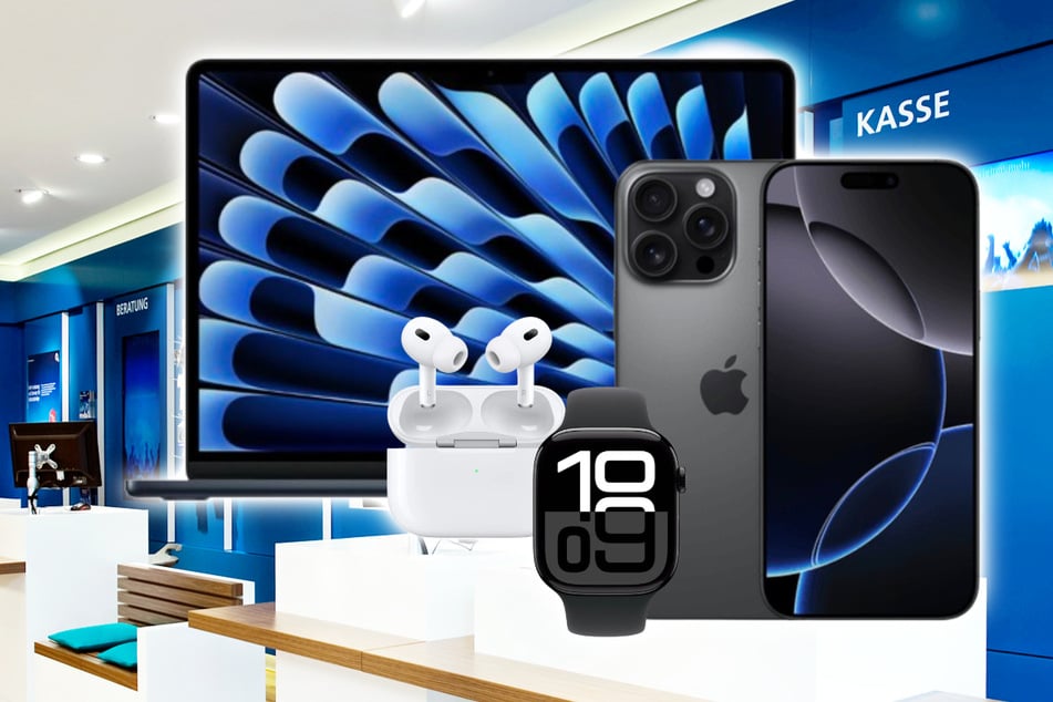 o2 Apple-Bundle: iPhone 16 Pro Max mit MacBook Air, Watch oder AirPods für nur 1 Euro