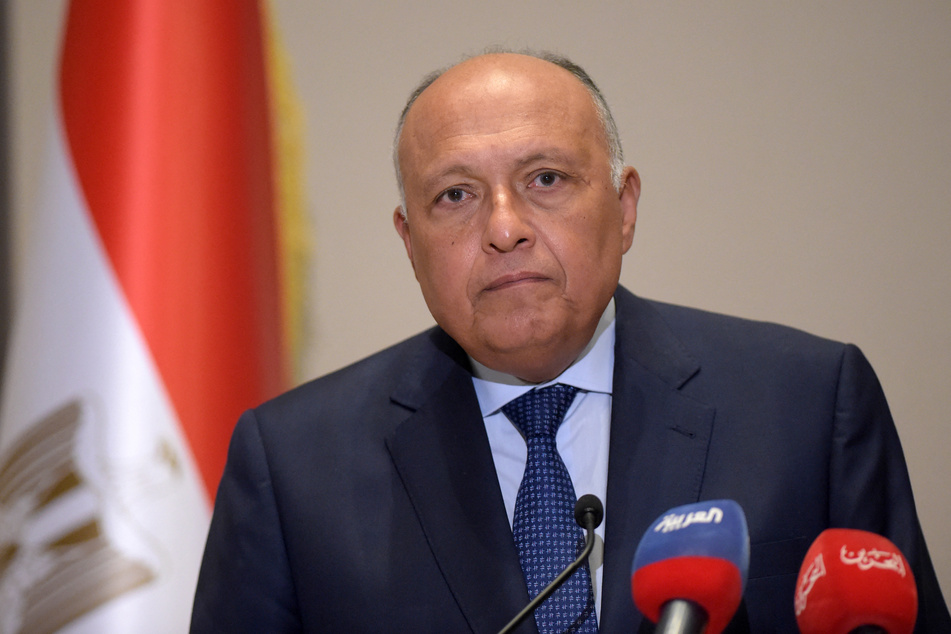 Der ägyptische Außenminister Samih Schukri (71).