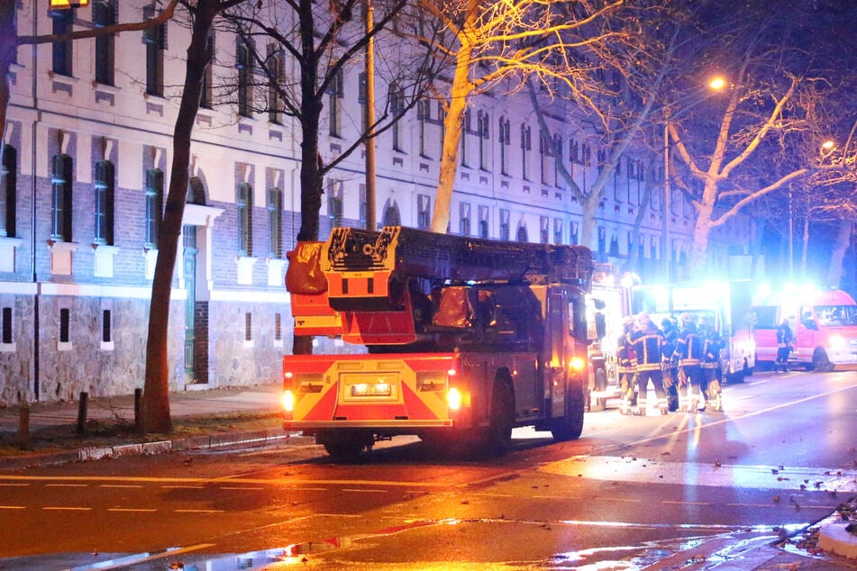 Die Feuerwehr musste nach Eutritzsch ausrücken.