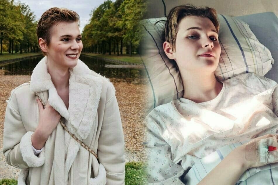 Die Fotomontage zeigt zwei Fotos aus dem Instagram-Profil der ehemaligen "Germany's Next Topmodel"-Kandidatin Lucy Hellenbrecht (22).