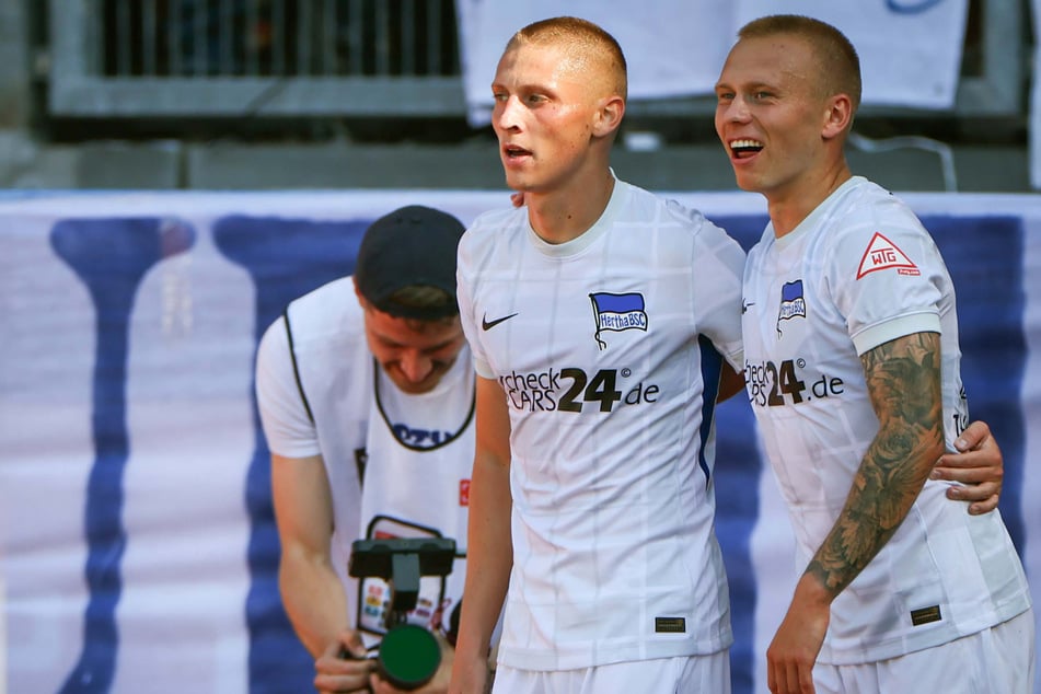 Palko Dardai (26, l.) könnte Hertha im Sommer womöglich verlassen.