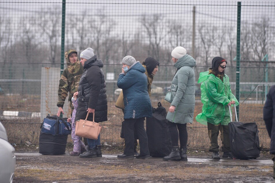 Vor allem zu Beginn des Krieges flüchteten viele Menschen aus dem Donbass.