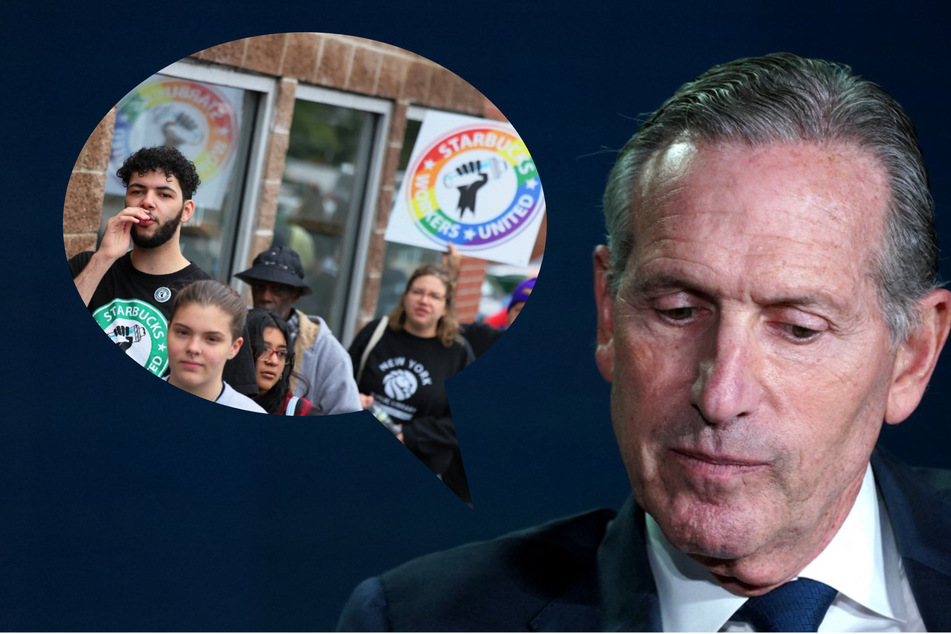 Starbucks interim CEO Howard Schultz has rejected labor unions as "outside parties" that are "contrary to Starbucks' vision."