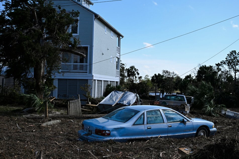 At least 40 people have died after Hurricane Helene slammed into the southeastern US as a dangerous Category 4 storm before weakening to a tropical depression.