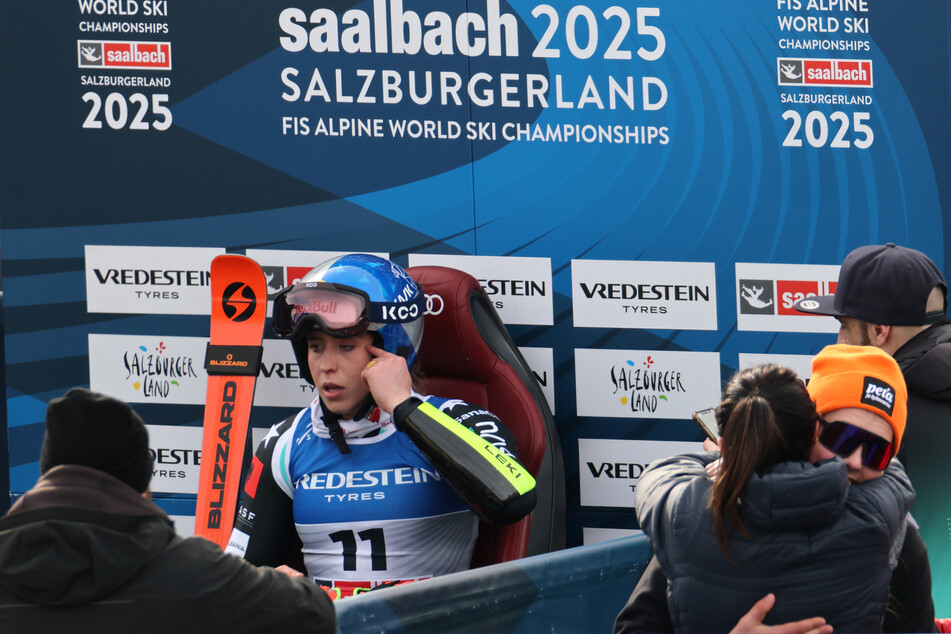 Lara Colturi (18) erging es vor dem WM-Riesenslalom nicht allzu gut. Davon ließ sich die Albanerin aber nicht aufhalten.