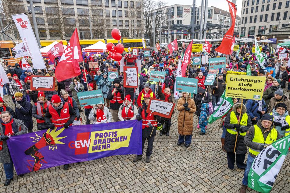 Schon in der kommenden Woche soll der sächsischen Landeshauptstadt ein weiterer Lehrer-Streik bevorstehen.