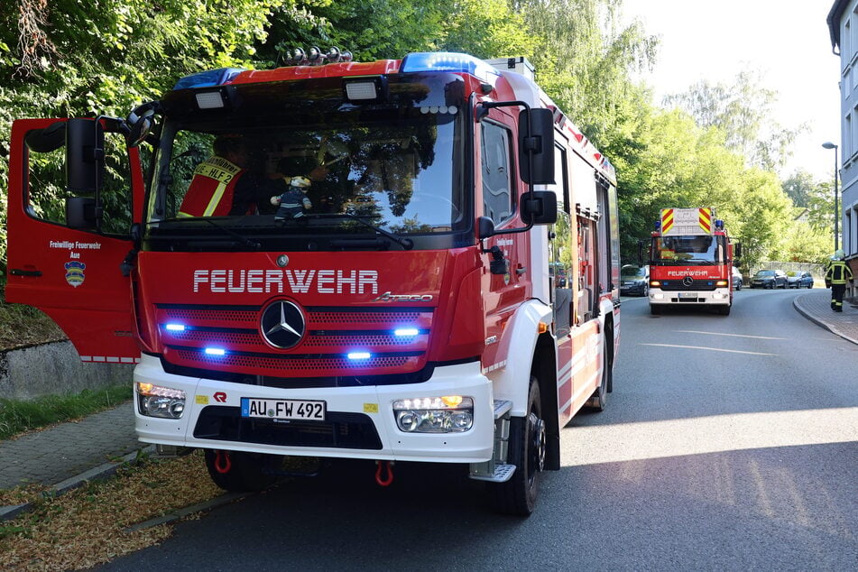 In Aue-Bad Schlema kam es am Montagmorgen zu einem Feuerwehreinsatz.