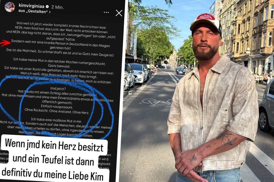 Umut Tekin (27) lässt keine Gelegenheit aus, Kim Virginia (30) öffentlich zu kritisieren.