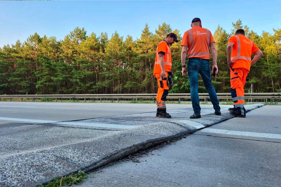 Hitzeschäden sorgen weiter für Probleme auf Brandenburgs Autobahnen