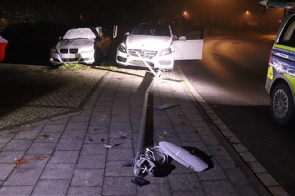 Am Mercedes des 43-Jährigen entstand ein Totalschaden.