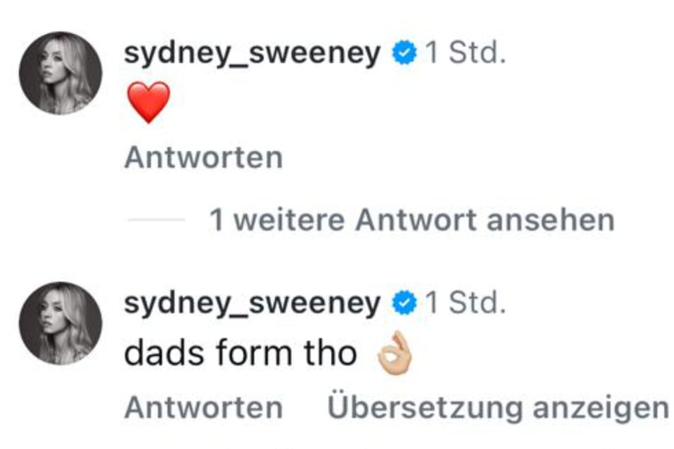 Die Schauspielerin hinterließ einen zweideutigen Kommentar unter einem Instagram-Beitrag ihres Freundes Scooter Braun.